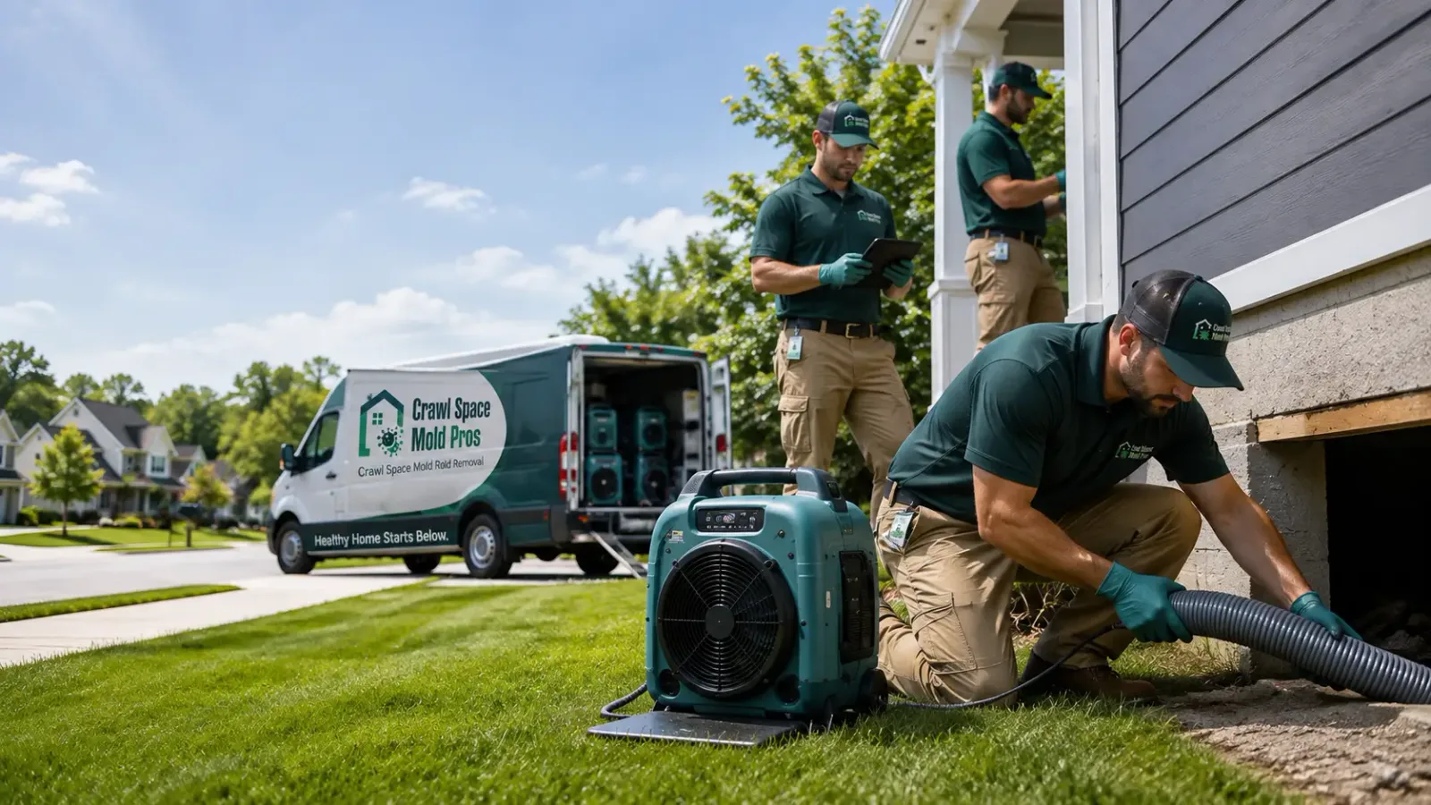 Crawl Space Mold Removal in Garland, KS
